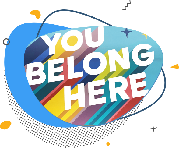 You belong here mural | Ayers Elementary